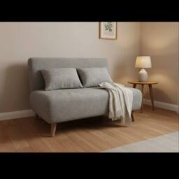 Outdoor Living Joshua Duo Two Seat Sofa Bed - Grey - thumbnail 2