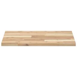 Berkfield Home Table Top Square 50x50x2 cm Solid Wood Acacia in Brown - Size: 50 x 50 x 2 cm - thumbnail 4