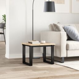 Berkfield Home Table Top Square 50x50x2 cm Solid Wood Acacia in Brown - Size: 50 x 50 x 2 cm - thumbnail 3