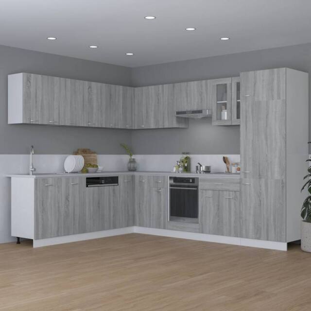 Berkfield Home Hanging Cabinet Grey Sonoma 80x31x60 cm Engineered Wood - Size: 80 x 31 x 60 cm - image 1