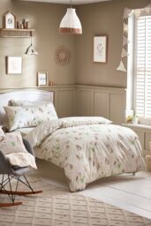 Peter Rabbit ™ Classic 100% Cotton Reversible Duvet Cover Set in Natural - Size: Single - thumbnail 3