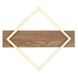 Netlighting Beatrix I Semi Ceiling Light Brown Rectangular Square 1x LED - thumbnail 4
