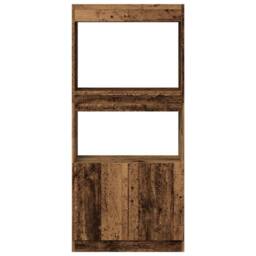 Berkfield Home Highboard Old Wood 63x33x140 cm Engineered Wood in Brown - Size: 63 x 33 x 140 cm - thumbnail 5