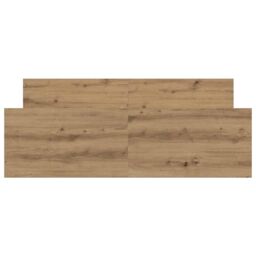 Berkfield Home Bed Frame without Mattress Artisan Oak 140x200cm Engineered Wood in Brown - Size: 140x200 cm - thumbnail 5