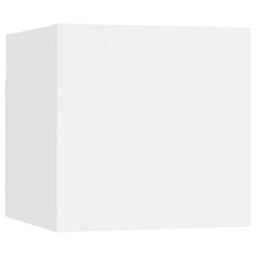 Berkfield Home Wall Mounted TV Cabinet White 30.5x30x30 cm - thumbnail 2