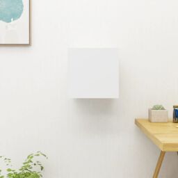Berkfield Home Wall Mounted TV Cabinet White 30.5x30x30 cm - thumbnail 3