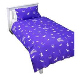 Wednesday Destined Single Duvet Cover Set in Purple - thumbnail 2