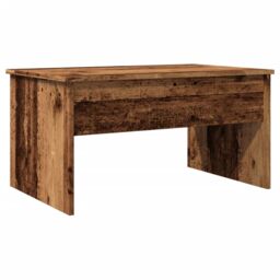 Berkfield Home Coffee Table Old Wood 80x50.5x41.5 cm Engineered Wood in Brown - thumbnail 2