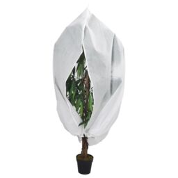 Berkfield Home Plant Fleece Cover with Zip 70 g/m¬≤ 3.14x2.5 m in White