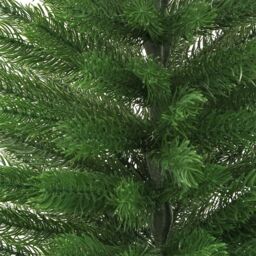Berkfield Home Artificial Slim Christmas Tree with Stand 150 cm PE in Green - thumbnail 6