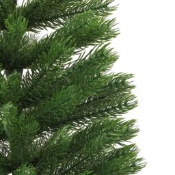 Berkfield Home Artificial Slim Christmas Tree with Stand 150 cm PE in Green - thumbnail 5
