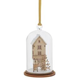 Gifts Direct 2 U Hanging Christmas Tree Bauble Ornament - Reindeer Home - thumbnail 1