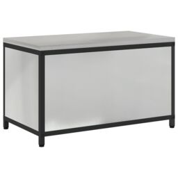 Berkfield Home Kitchen Storage Cabinet with Shelf with Storage with Door Silver Galvanised steel - thumbnail 8