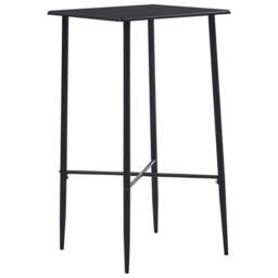 Berkfield Home Bar Table Black 60x60x111 cm MDF - Size: 60 x 60 x 111 cm - thumbnail 1