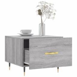 Berkfield Home Decorative Coffee Tables 2 pcs Grey Sonoma 50x50x40 cm Engineered Wood - Size: 50 x 50 x 40 cm - thumbnail 4