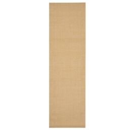 Berkfield Home Rug Natural Sisal 100x350 cm in Brown - Size: Medium - thumbnail 2