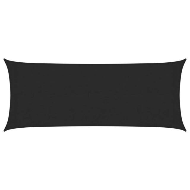 Berkfield Home Sunshade Sail 160 g/m ² Black 2x5 m HDPE - image 1