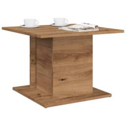Berkfield Home Durable Coffee Table Artisan Oak 55.5x55.5x40 cm Engineered Wood in Brown - thumbnail 2