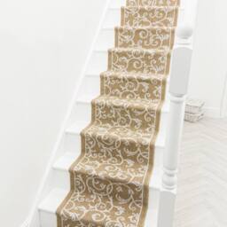 runrug Stair Runner Carpet - Reversible & Durable, 2mm - 'Ivy' in Brown - Size: 60 cm x 510 cm - thumbnail 5