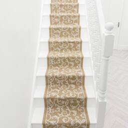 runrug Stair Runner Carpet - Reversible & Durable, 2mm - 'Ivy' in Brown - Size: 60 cm x 510 cm - thumbnail 6