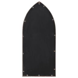 Berkfield Home Garden Mirror Sand 70x30 cm Iron for Outdoor Use in Beige - thumbnail 4