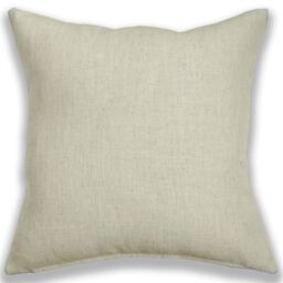 Homescapes Linen Cushion Cover in Cream - Size: 45 cm x 45 cm - thumbnail 2
