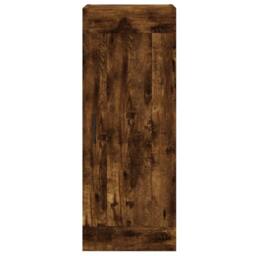 Berkfield Home Highboard Smoked Oak 34.5x34x180 cm Engineered Wood in Brown - thumbnail 7
