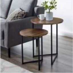 Jaipur Furniture Ltd Ravi Large Stool - Mango Wood/Iron - L43 x W43 x H58 cm - Light Finish in Brown - thumbnail 3