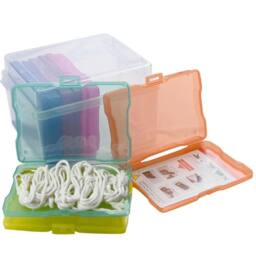 KORVIXA 5×7 Photo & Craft Storage Box Multicoloured in White - thumbnail 3