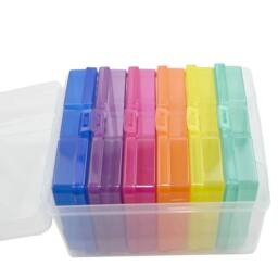 KORVIXA 5×7 Photo & Craft Storage Box Multicoloured in White - thumbnail 4
