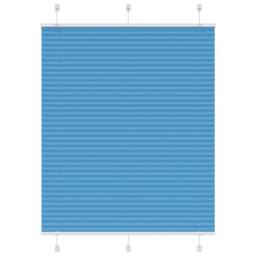 Berkfield Home Pleated Blind Blue 105x150 cm Fabric Width 104.4 cm Polyester - thumbnail 2