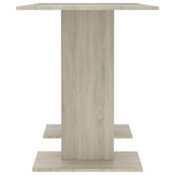 Berkfield Home Dining Table Sonoma Oak 110x60x75 cm Engineered Wood in Brown - Size: 110 x 60 x 75 cm - thumbnail 4