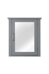 Teamson Home Mercer 46 x 53cm Removable Mirrored Wall Cabinet, Grey - Size: 45 cm width x 75 cm drop - thumbnail 5