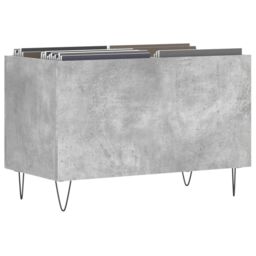 Berkfield Home Record Cabinet Concrete Grey 74.5x38x48 cm Engineered Wood - thumbnail 3