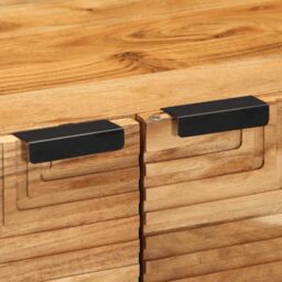 Berkfield Home Coffee Table 80x50x40 cm Solid Wood Acacia in Brown - Size: 80 x 50 x 40 cm - thumbnail 8