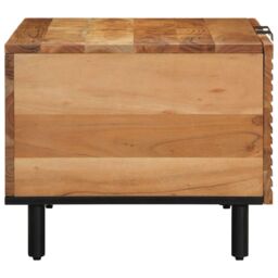 Berkfield Home Coffee Table 80x50x40 cm Solid Wood Acacia in Brown - Size: 80 x 50 x 40 cm - thumbnail 4