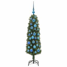Berkfield Home Artificial Christmas Tree with 150 LEDs with Stand Green 120 cm - thumbnail 4