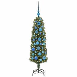 Berkfield Home Artificial Christmas Tree with 150 LEDs with Stand Green 120 cm - thumbnail 3