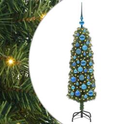 Berkfield Home Artificial Christmas Tree with 150 LEDs with Stand Green 120 cm - thumbnail 2