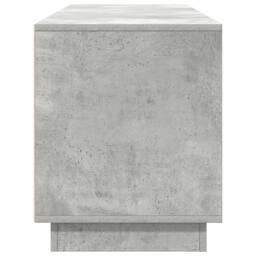 Berkfield Home TV Cabinet with LED Lights Concrete Grey 160.5x41x50 cm - thumbnail 8