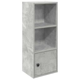 Berkfield Home Bookcase Concrete Grey 31x24x77 cm Engineered Wood - Size: 31 x 24 x 77 cm - thumbnail 2