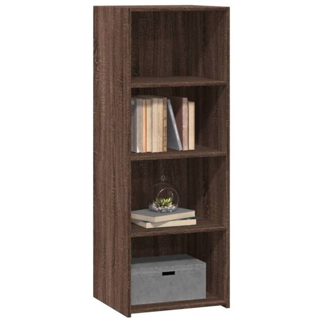 Berkfield Home Highboard Brown Oak 45x41x124 cm Engineered Wood - Size: 45 x 41 x 124 cm