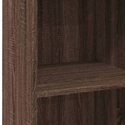 Berkfield Home Highboard Brown Oak 45x41x124 cm Engineered Wood - Size: 45 x 41 x 124 cm - thumbnail 7
