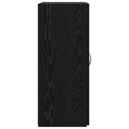 Berkfield Home Office Cabinet - Black Oak, 60 x 32 x 77.5 cm, Engineered Wood - Size: 60 x 32 x 77.5 cm - thumbnail 7