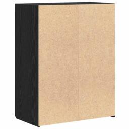 Berkfield Home Office Cabinet - Black Oak, 60 x 32 x 77.5 cm, Engineered Wood - Size: 60 x 32 x 77.5 cm - thumbnail 8