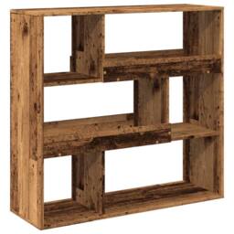 Berkfield Home Room Divider Old Wood 100x33x94.5 cm Engineered Wood in Brown - thumbnail 2