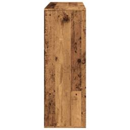 Berkfield Home Room Divider Old Wood 100x33x94.5 cm Engineered Wood in Brown - thumbnail 5