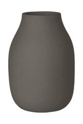 Blomus Colora Ceramic Vase Small - Steel Gray in Grey - thumbnail 1
