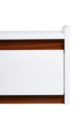 4-Tier Dresser Storage Cabinet with Drawers in White - thumbnail 9