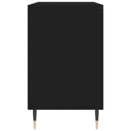 Berkfield Home Shoe Cabinet Black 102x36x60 cm Engineered Wood - Size: 102 x 36 x 60 cm - thumbnail 5